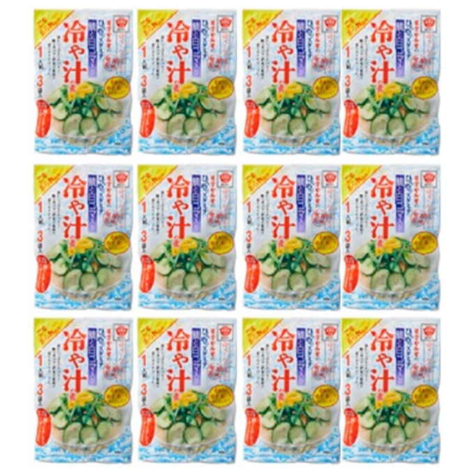 【広島の味】ますやみそ　冷や汁の素　ごま・あられ付　3食入×12袋セット 商品サムネイル